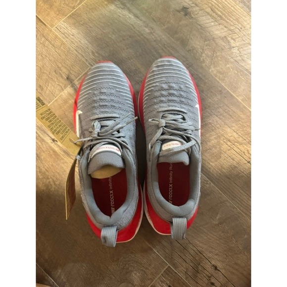 Nike Other - Nike ReactX Infinity Run 4 Mens Grey Red Running Shoes FJ1221-019 Size 10 NWT